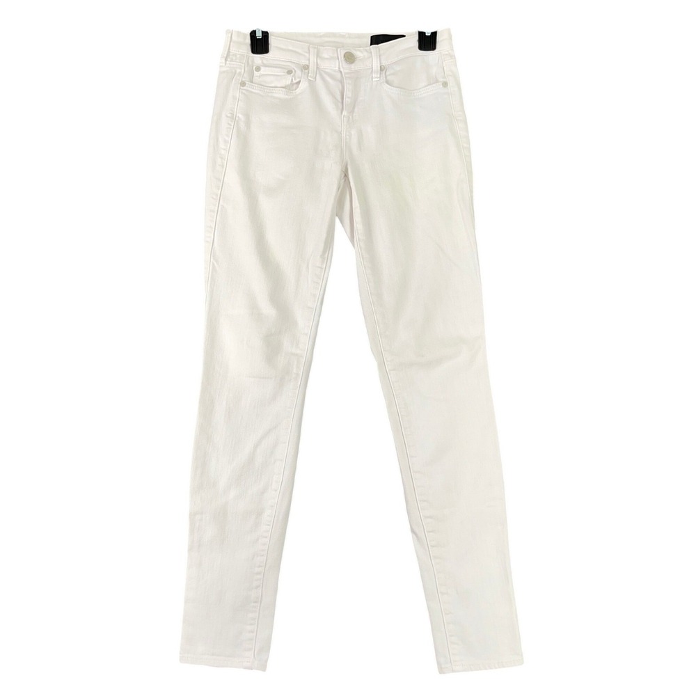 Vince Stretch Skinny Jeans Women 26 Mid Rise Slim Fit Clean Minimal Denim